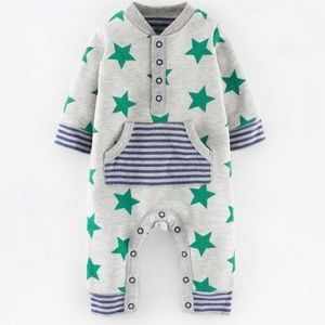 Mini Boden star one piece romper